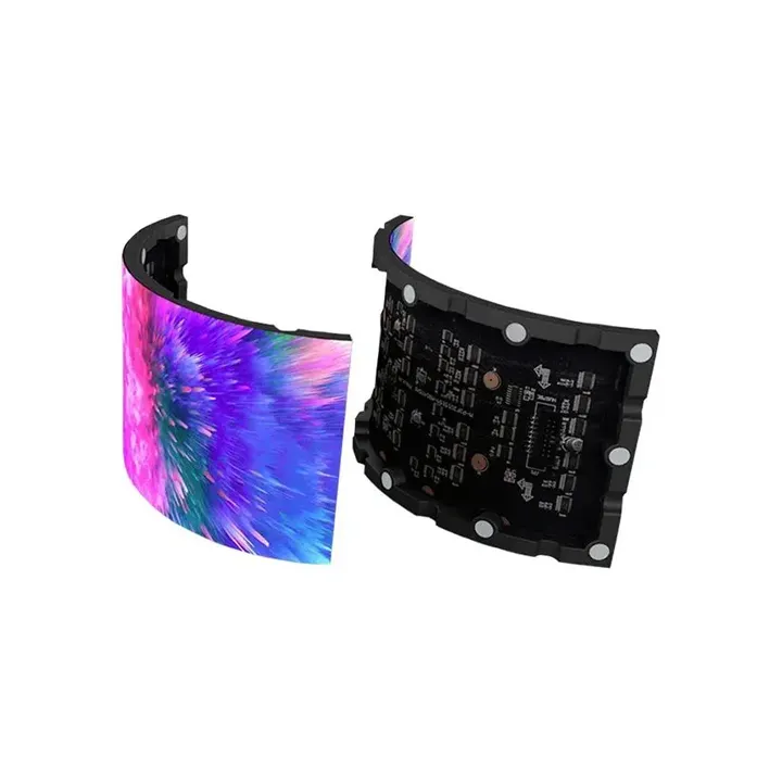 Écran vidéo à panneau LED flexible